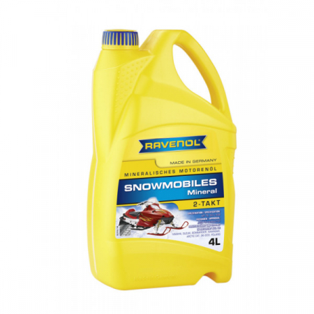 Масло RAVENOL SNOWMOBILES Mineral 2-Takt 4л минеральное  для снегоходов