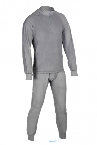 Термобелье &quot;Huntsman ZIP&quot; тк.флис цв.серый р.52-54 (XL)