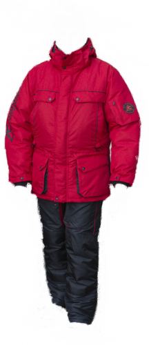 Костюм рыболовный Canadian Camper SNOW LAKE PRO цв. black/red р.XXL