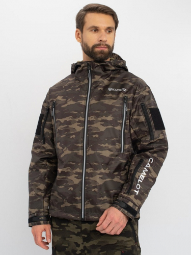 Куртка демисез. Камелот цв.Mилитари тк.Softshell р.52-54/182-188