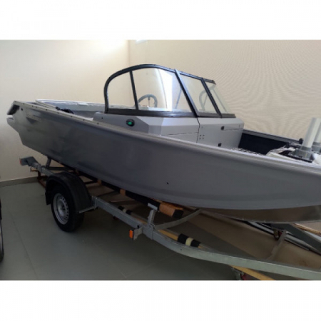Лодка VOLZHANKA 46 Fish серая 46F 60 I424
