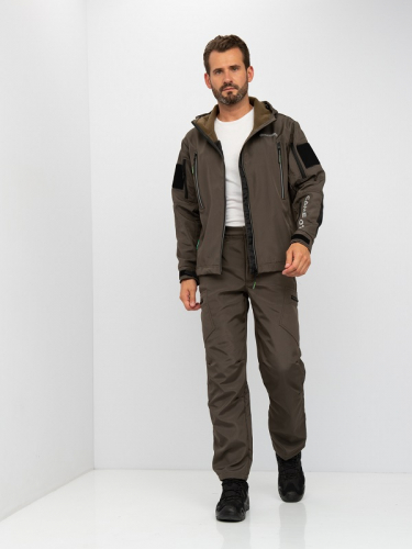 Костюм демисезонный Камелот тк.Softshell цв.Хаки р-р 44/46-170