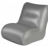 Надувное кресло S75 (бело-серый)