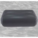 Надувной пуф с перегородкой Р45 (серо-черный)