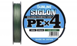 Плетеный шнур SUNLINE SIGLON PE4 #1,7/30LB 300м темно-зеленый