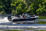 Лодка VOLZHANKA 44 Fish серый, карбон с мотором Hidea EF40 FEL-T 44F 02 I424