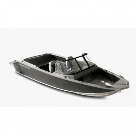 Лодка VOLZHANKA 46 Fish серый, карбон 46F 57 K425 + SUZUKI DF 60 ATL