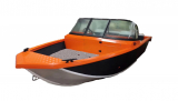 Лодка VOLZHANKA 46 Fish оранжевый, карбон 46F 42 B525