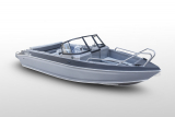 Лодка VOLZHANKA 53 Fish серый, фальшборт карбон 53F 06 B525