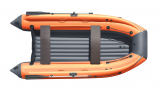 Лодка Reef Triton 340 Fi НД с интегрированным фальшбортом (черный-оранжевый)
