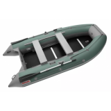 Моторная лодка ПВХ Hunter Keel 3500 зеленый/серый КОМБИ